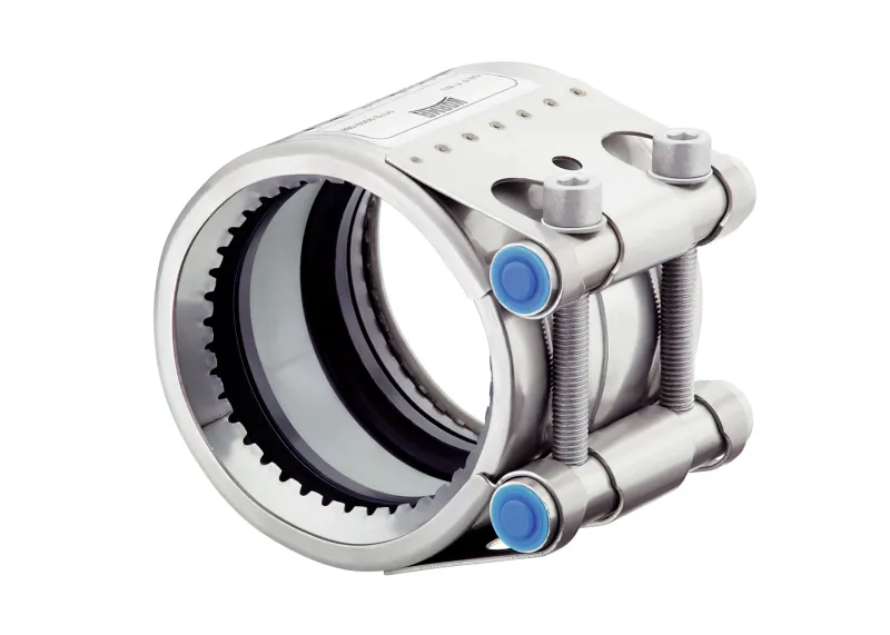 NORMA FGR pipe coupling for joining pipes mechanically