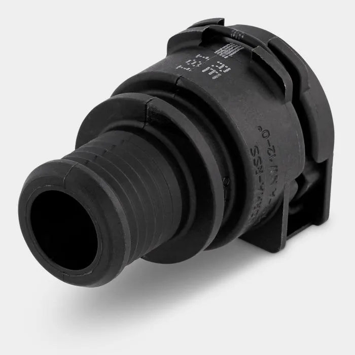 NORMAQUICK PS3 Straight Connector, a straight plastic quick connector